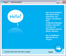 Skype Start und Registrierung