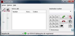 Softphone: PhonerLite